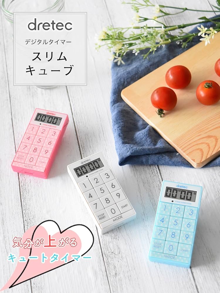【新品・未開封】dretec デジタルタイマー「スリムキューブ」　9個セット Amazon｜ドリテック(dretec) タイマー 勉強 キッチン 光 消音